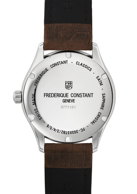 Frederique Constant Men's Watch Classics Index Steel Brown FC-303NS5B6