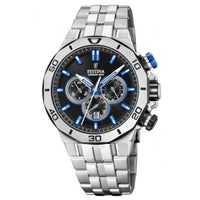 Festina Watch Black Blue Chrono Bike Stainless Steel F20448-5 - Watches & Crystals