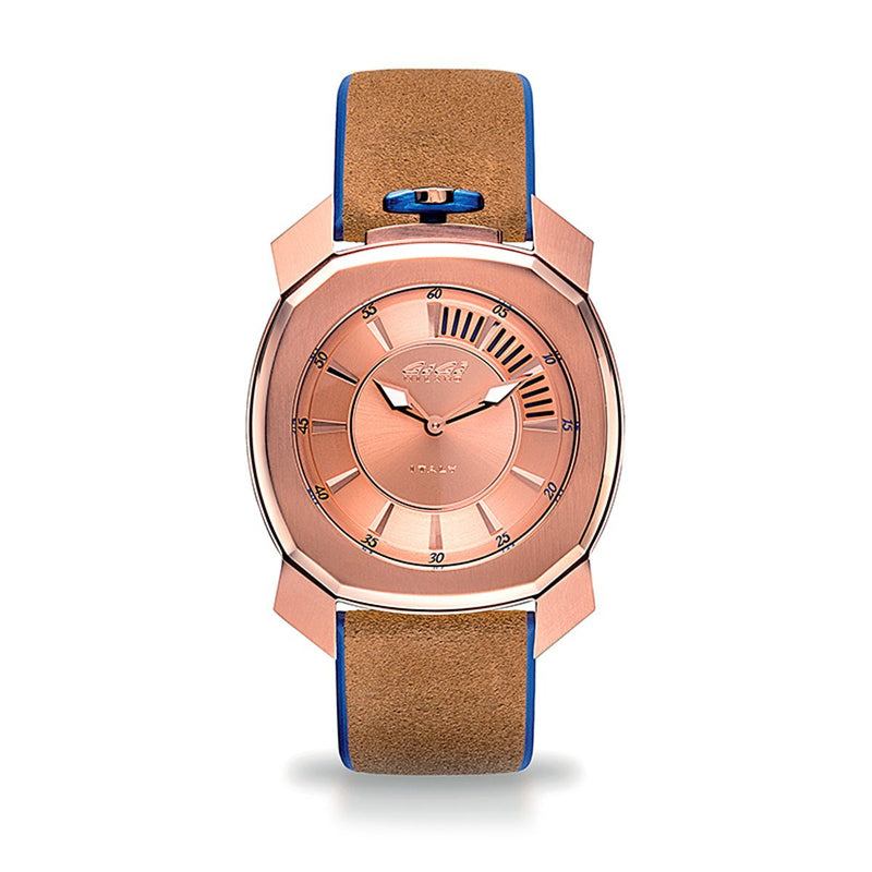 Gaga Milano Frame_One Pink Gold - Watches & Crystals