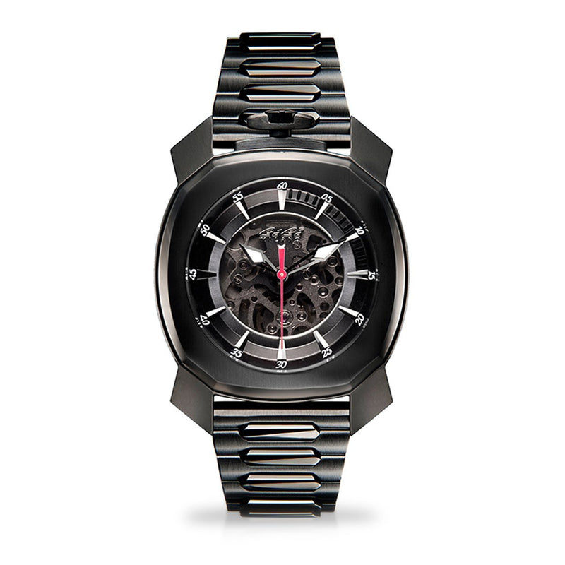 Gaga Milano Frame_One Skeleton Black PVD - Watches & Crystals