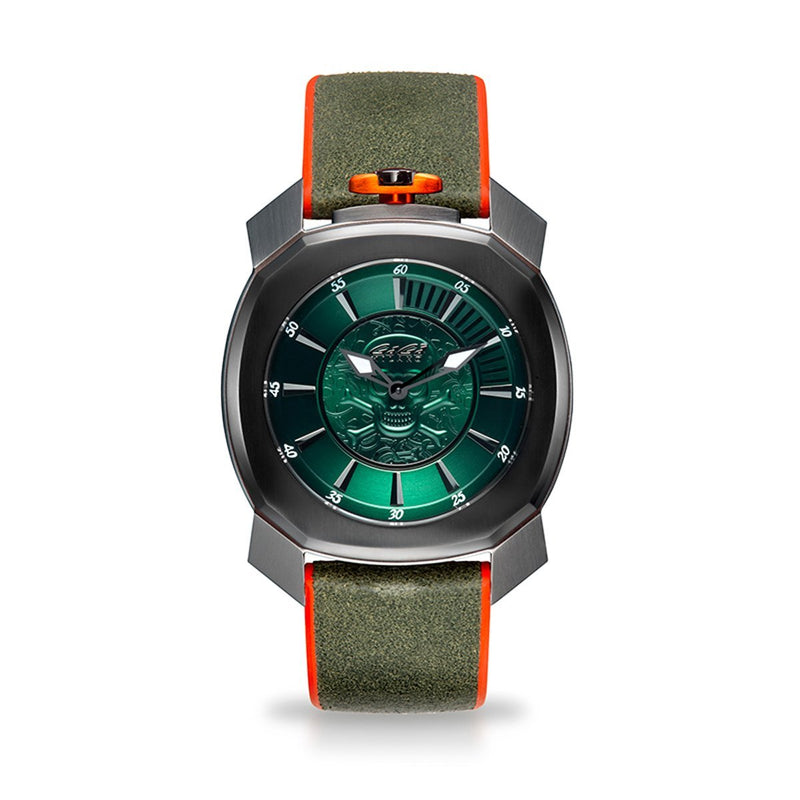 Gaga Milano Frame_One Skull Green - Watches & Crystals