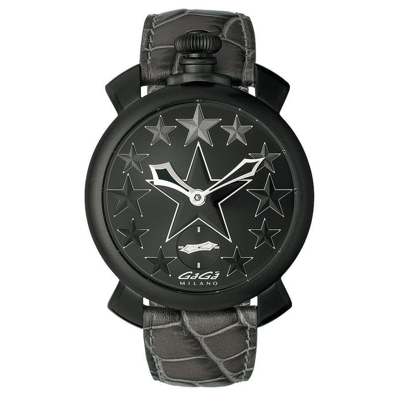 GaGà Milano Manuale 48MM Men's Watch Stars Black PVD - Watches & Crystals