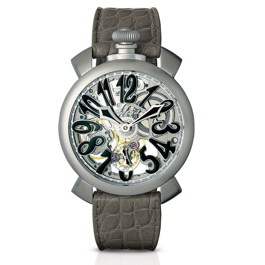 GaGà Milano Watch Skeleton 48MM Grey