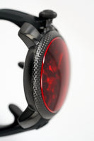 GaGà Milano Skeleton 48MM Red Black Carbon - Watches & Crystals