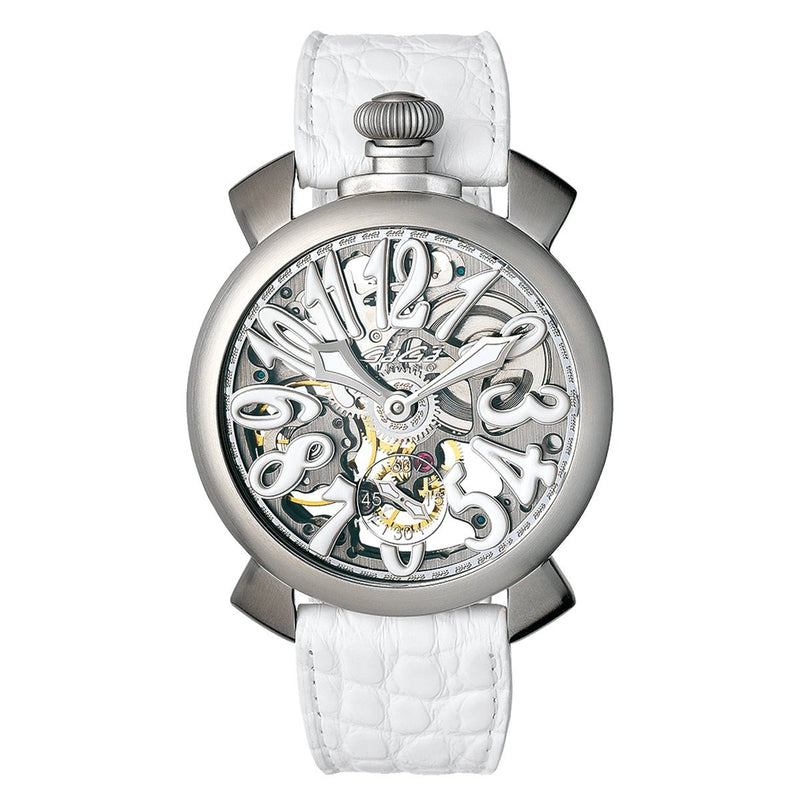 GaGà Milano Skeleton 48MM Satin - Watches & Crystals