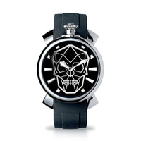 Gaga Milano Slim 46 Bionic Skull Black - Watches & Crystals