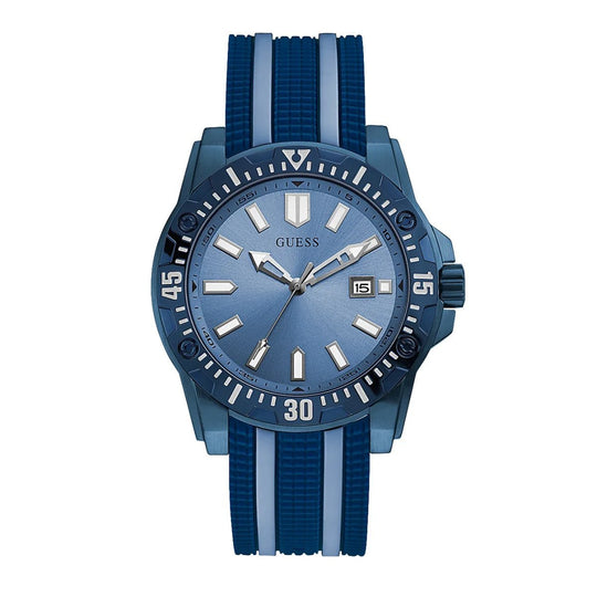 Guess Crew Men's Watch Blue PVD GW0055G2
