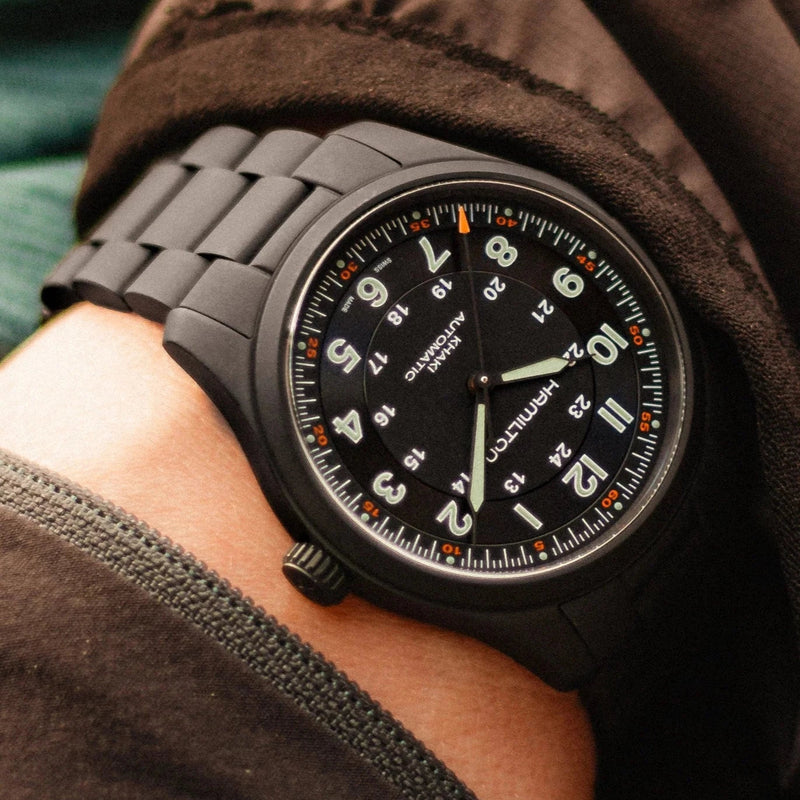 Hamilton khaki sales field full black