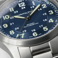 Hamilton Khaki Field Titanium Auto Men's Blue Watch H70205140