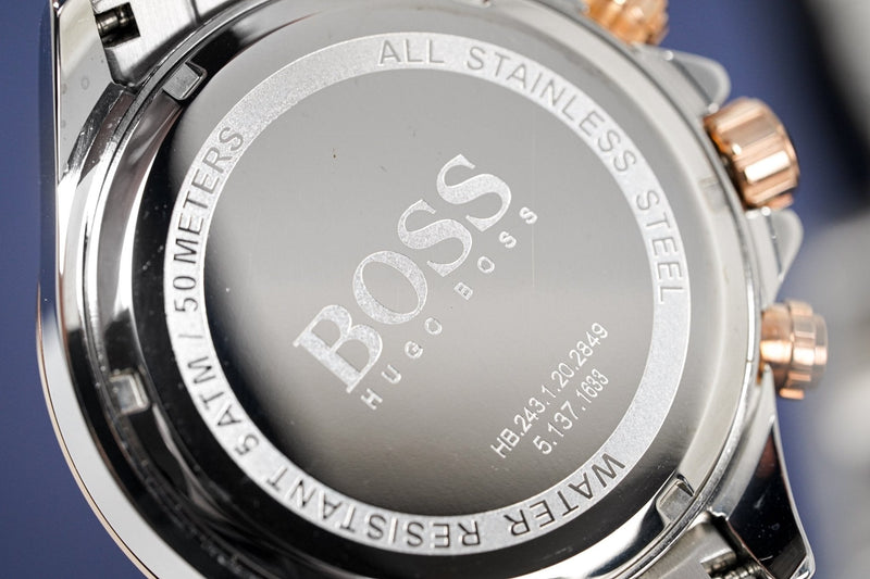 Hugo Boss Men's Watch Chronograph Ikon Two Tone HB1513339 - Watches & Crystals