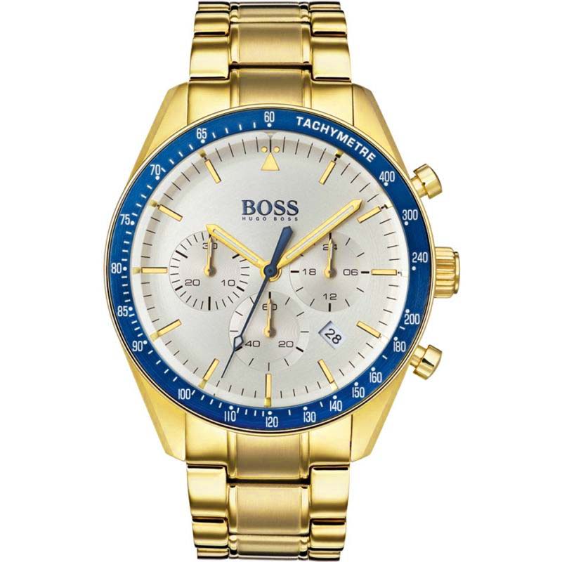 Hugo Boss Men's Watch Chronograph Trophy Gold HB1513631 - Watches & Crystals