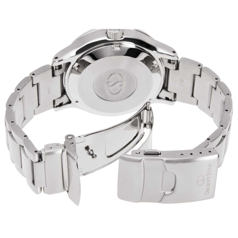 Orient Star Diver's Men's Silver Watch RE-AU0306L00B