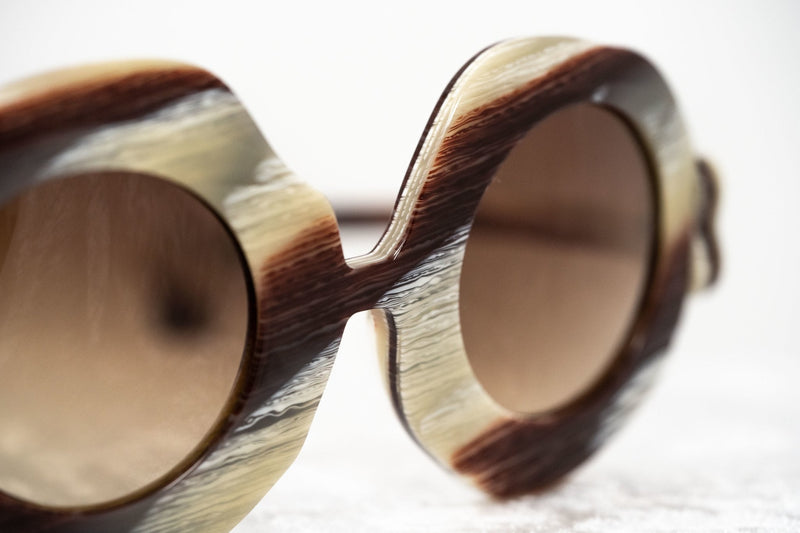 Jeremy Scott Sunglasses Bones Special Edition Brown Cream CAT2 JSBONESSPECSC2SUN - WatchPilot