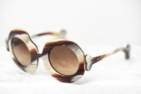 Jeremy Scott Sunglasses Bones Special Edition Brown Cream CAT2 JSBONESSPECSC2SUN - WatchPilot