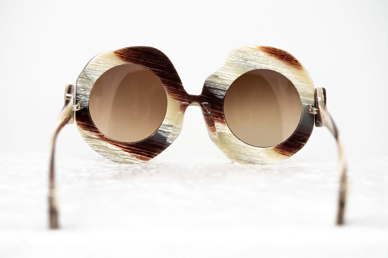 Jeremy Scott Sunglasses Bones Special Edition Brown Cream CAT2 JSBONESSPECSC2SUN - WatchPilot