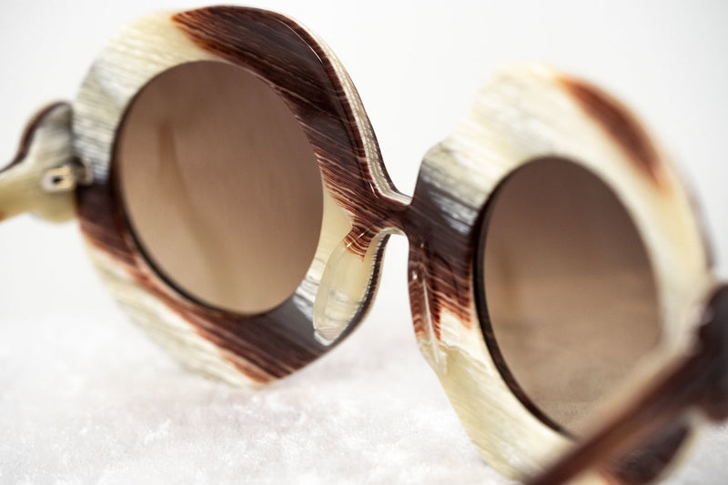 Jeremy Scott Sunglasses Bones Special Edition Brown Cream CAT2 JSBONESSPECSC2SUN - WatchPilot