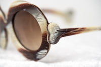 Jeremy Scott Sunglasses Bones Special Edition Brown Cream CAT2 JSBONESSPECSC2SUN - WatchPilot