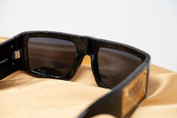 Jeremy Scott Sunglasses Faux Crocodile Leather Plaque Special Edition Black CAT3 JSPLAQUEC2SUN - WatchPilot