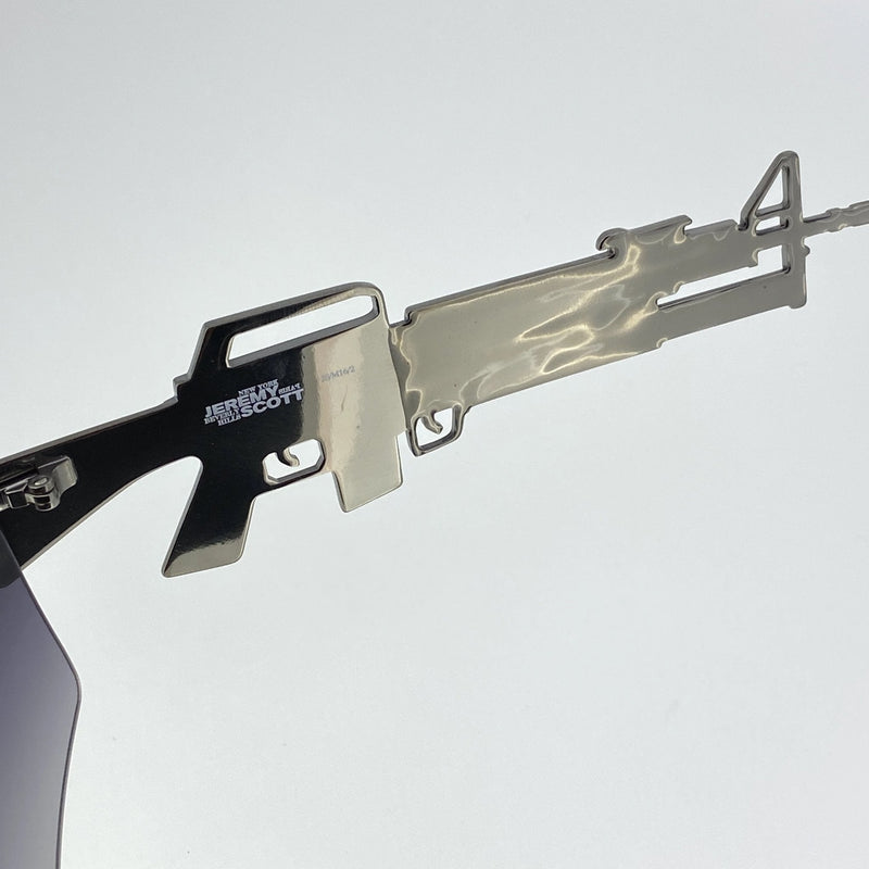 Jeremy Scott Sunglasses Gun Metal Shield Special Edition JSM16C2SUN - WatchPilot