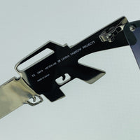 Jeremy Scott Sunglasses Gun Metal Shield Special Edition JSM16C2SUN - WatchPilot