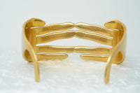 Jeremy Scott Sunglasses Metallic Gold Hands Special Edition JSHANDSC3 - WatchPilot