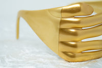 Jeremy Scott Sunglasses Metallic Gold Hands Special Edition JSHANDSC3 - WatchPilot