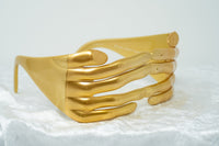 Jeremy Scott Sunglasses Metallic Gold Hands Special Edition JSHANDSC3 - WatchPilot