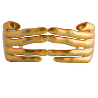 Jeremy Scott Sunglasses Metallic Gold Hands Special Edition JSHANDSC3 - WatchPilot