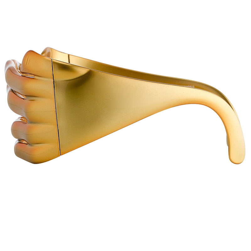Jeremy Scott Sunglasses Metallic Gold Hands Special Edition JSHANDSC3 - WatchPilot