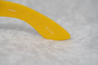 Jeremy Scott Sunglasses Wrap Around Black Yellow Pattern With Grey Category 3 Lenses JSWRAPC4SUN - WatchPilot