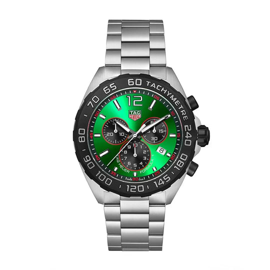 Tag Heuer Formula 1 Chronograph Men's Green Watch CAZ101AP.BA0842