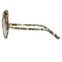 Khaleda And Fahad Sunglasses Cat Eyes Coloured Tortoise Shell with Orange Lenses CAT3 KR1C5SUN - WatchPilot