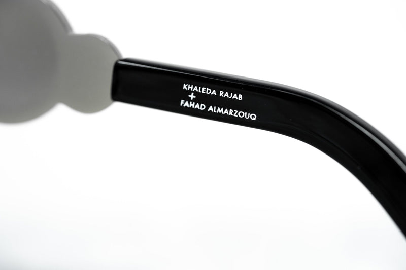 Khaleda And Fahad Women Sunglasses Cat Eyes Silver Titanium With Platinum Lenses Category 3 KR2C2SUN - WatchPilot