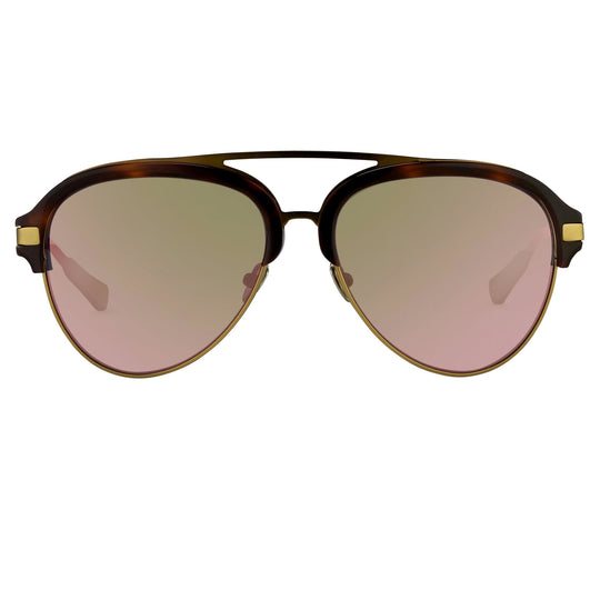 Kris Van Assche Sunglasses Bronze and Red Revo