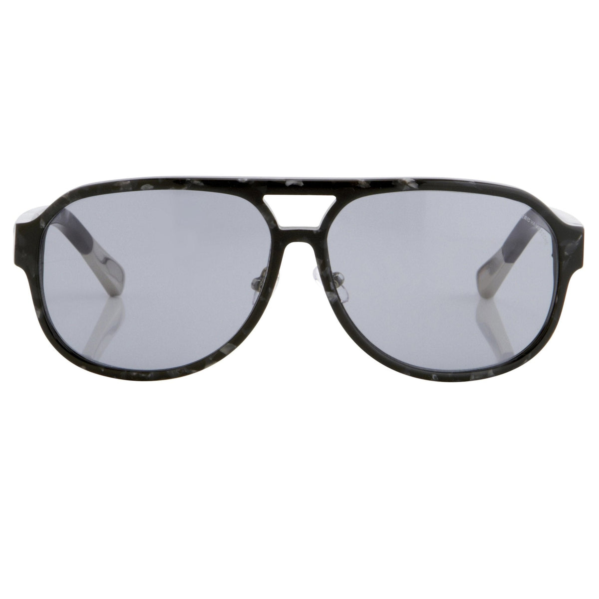 Kris Van Assche Men's Sunglasses Tortoise Shell and Blue
