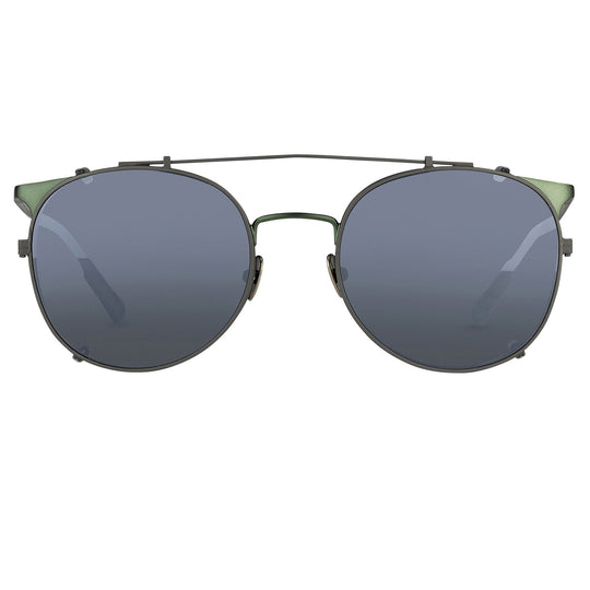 Kris Van Assche Sunglasses Round Green and Flash