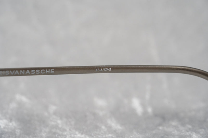Kris Van Assche Sunglasses Unisex Titanium Brushed Silver Black Clip-On with Grey Lenses Category 3 - KVA89C5SUN - WatchPilot