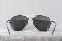 Kris Van Assche Sunglasses Unisex Titanium Brushed Silver Black Clip-On with Grey Lenses Category 3 - KVA89C5SUN - WatchPilot