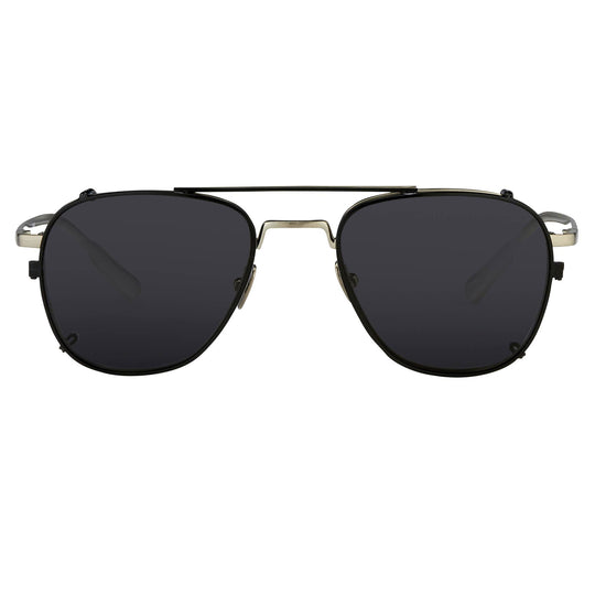 Kris Van Assche Sunglasses Rectangular Black and Grey