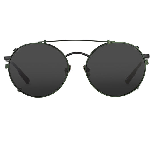 Kris Van Assche Sunglasses Round Black and Green KVA70C4SUN