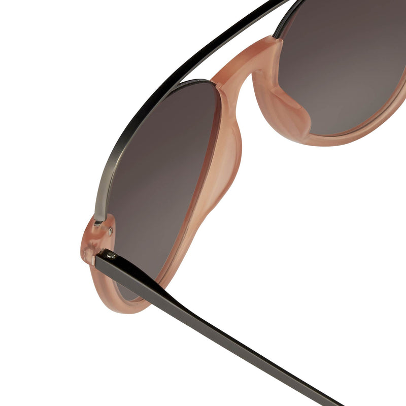 Kris Van Assche Sunglasses Unisex with Titanium Orange Black and Brown Graduated Lenses Category 3 - KVA84C3SUN - WatchPilot