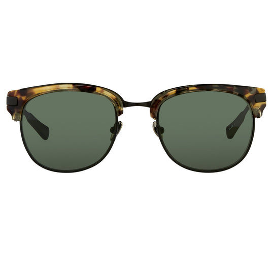 Kris Van Assche Sunglasses D-Frame Black and Green
