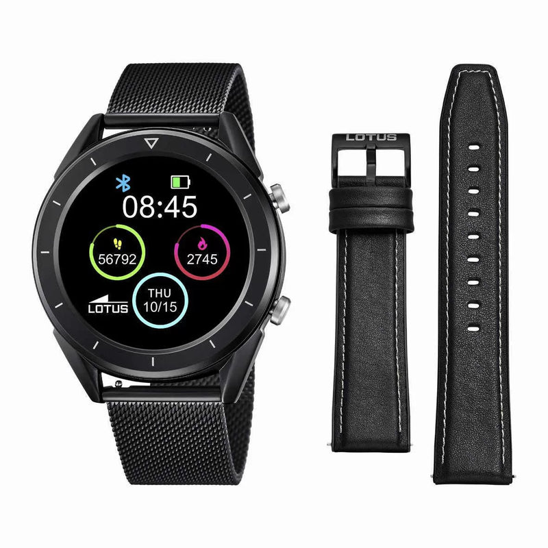 Lotus L50007/1 Men's Black Smartime Watch