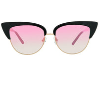 Matthew Williamson Sunglasses Cat Eye Black Aluminium with Peach Lenses MW180C4SUN - WatchPilot