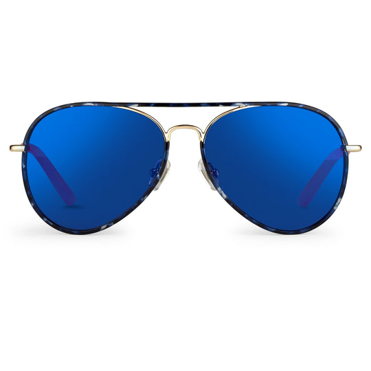 Matthew Williamson Sunglasses Tortoise Shell and Blue MW154C3SUN