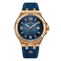Maurice Lacroix Aikon Limited Edition Men's Blue Bronze Watch AI1028-BRZ01-420-1