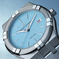 Maurice Lacroix Aikon Quartz Colours Edition Unisex Light Blue Watch AI1108-SS002-431-1