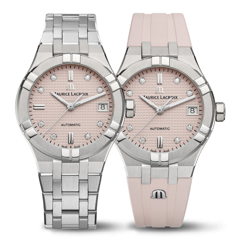 Maurice Lacroix Aikon Automatic Ladies' Pink Watch AI6006-SS00F-550-E