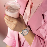 Maurice Lacroix Aikon Automatic Ladies' Pink Watch AI6006-SS00F-550-E