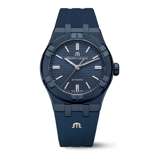 Maurice Lacroix Aikon Automatic Unisex Blue PVD Watch AI6007-PVC00-430-4